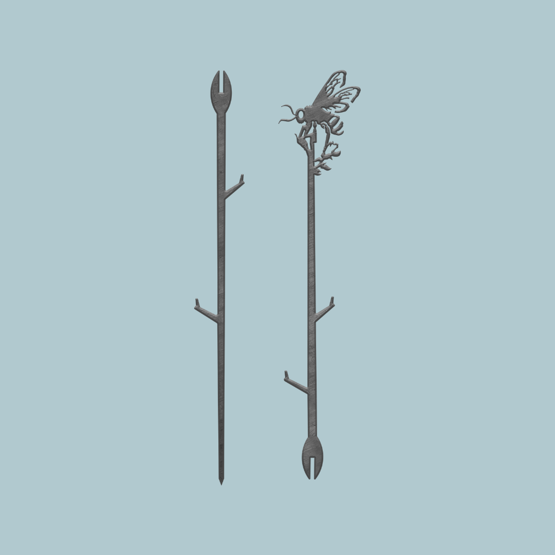 HONEY BEE PLANT STAKE - 70CM