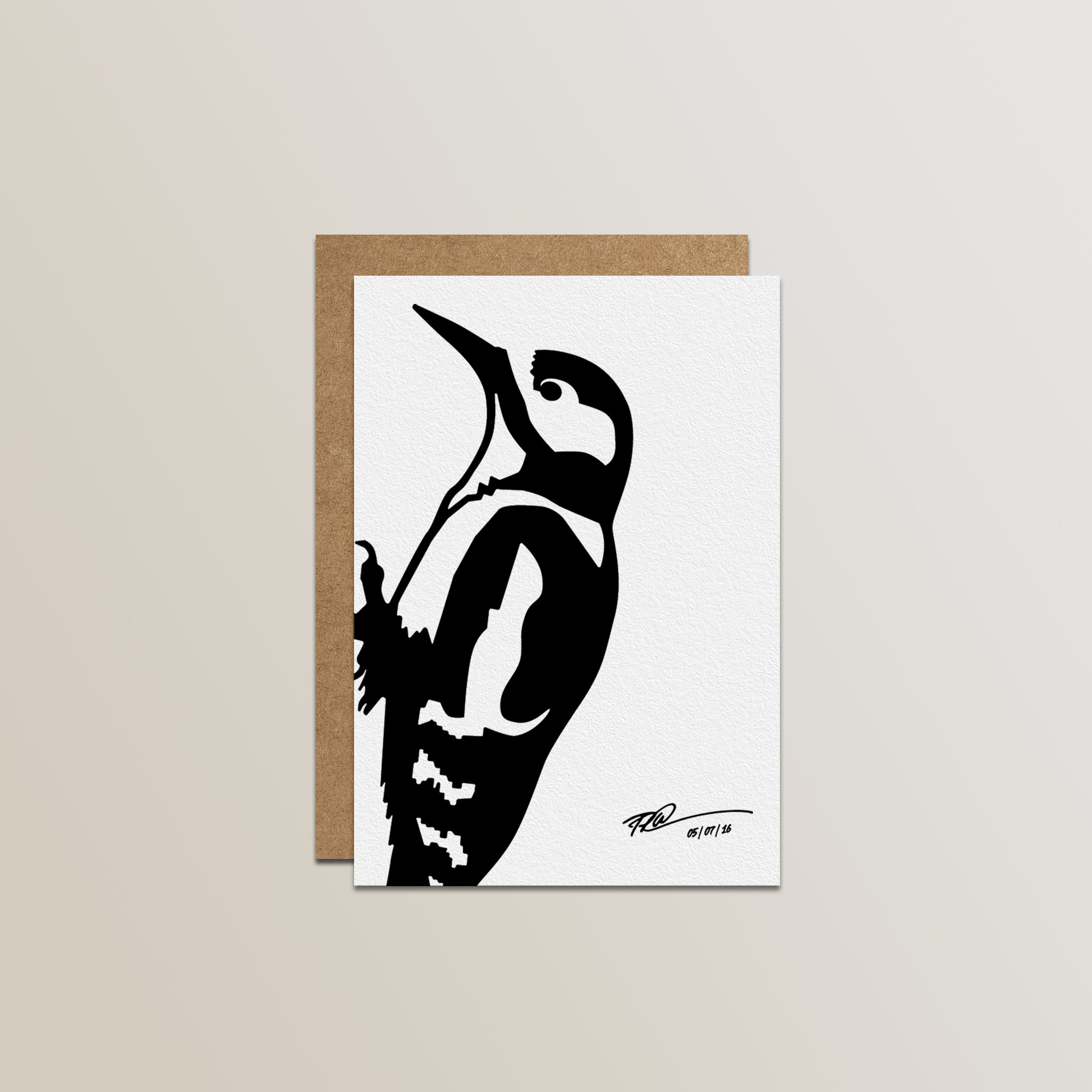 Metalbird Greeting Cards 4 pack